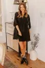 Totally Chic Eyelet Mini Dress in Black sold by Impressions