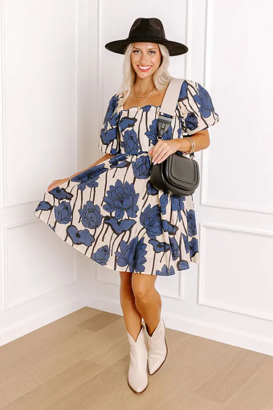 Garden Dreams Floral Mini Dress sold by Impressions