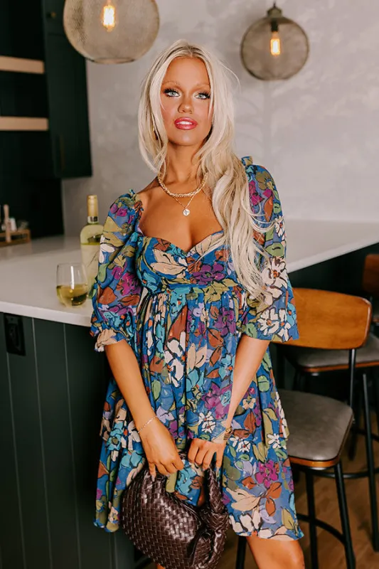 Darling Smile Floral Mini Dress sold by Impressions