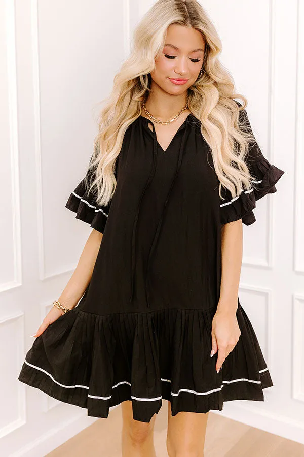 Mimosas On The Patio Mini Dress in Black sold by Impressions product image thumbnail 2