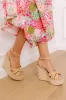 The Kamila Platform Wedge in Natural sold by Impressions