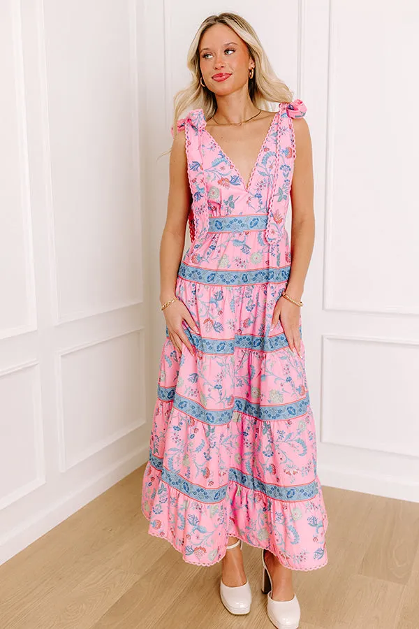 Mykonos Getaway Floral Midi Dress sold by Impressions product image thumbnail 4