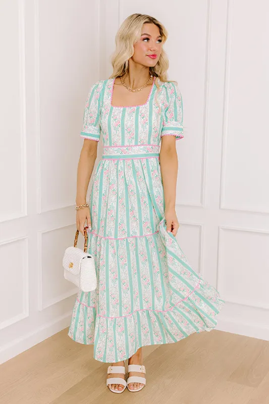 Tea Party Ready Stripe Midi Dress sold by Impressions