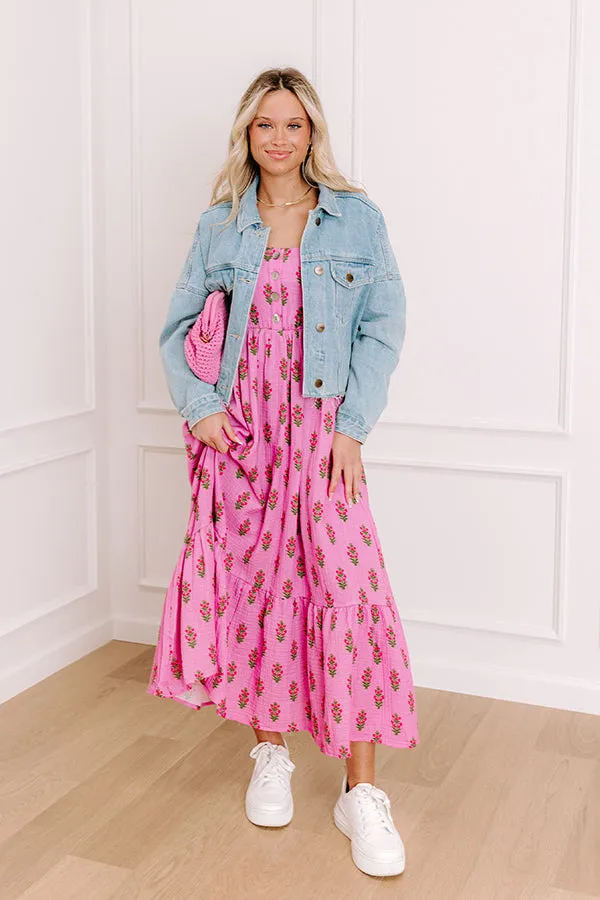 Vacay Mindset Floral Midi Dress sold by Impressions