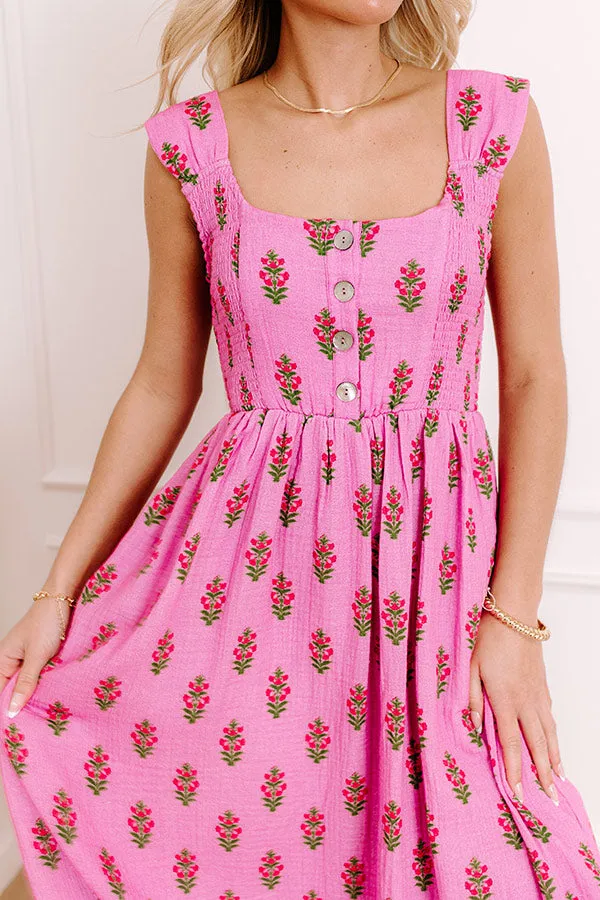 Vacay Mindset Floral Midi Dress sold by Impressions product image thumbnail 3