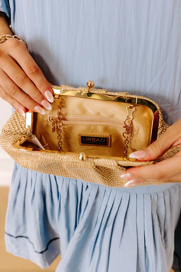 Vacay Mindset Raffia Woven Clutch sold by Impressions product image thumbnail 4