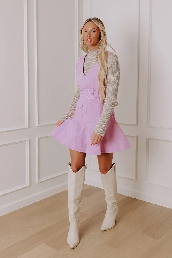 Sunlit Splendor Mini Dress in Lavender sold by Impressions