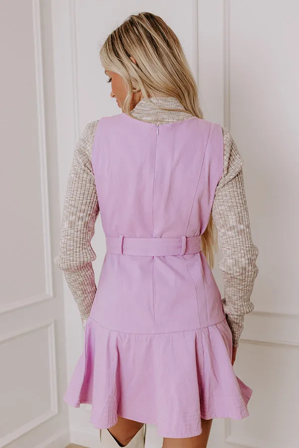 Sunlit Splendor Mini Dress in Lavender sold by Impressions product image thumbnail 4