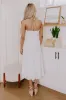 Coastal Views Halter Midi Dress in White sold by Impressions