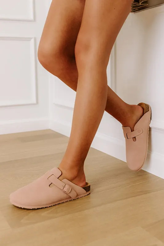 The Collins Faux Nubuck Clogs sold by Impressions