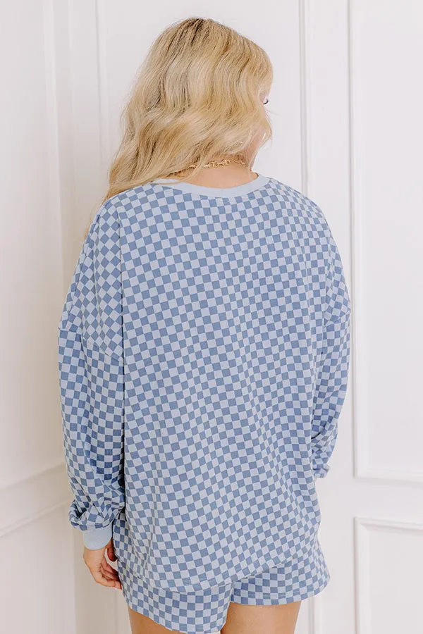 Call It Cozy Ultra Soft Tee in Blue sold by Impressions product image thumbnail 3