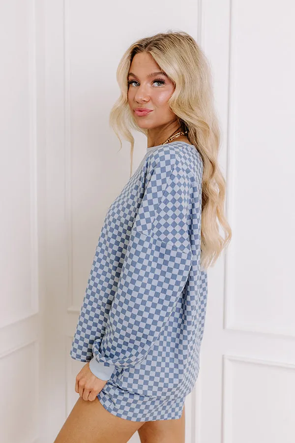 Call It Cozy Ultra Soft Tee in Blue sold by Impressions product image thumbnail 4