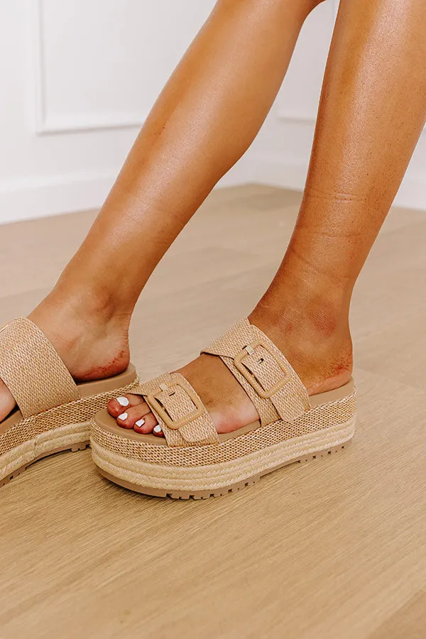 The Ariana Raffia Woven Sandal in Natural sold by Impressions product image thumbnail 2