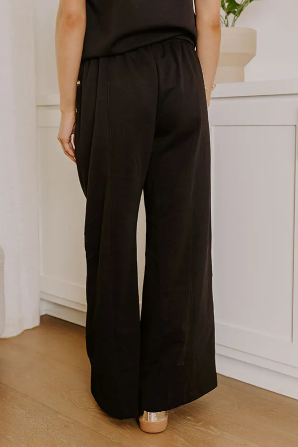 Street Style Chic High Waist Scuba Pants in Black sold by Impressions product image thumbnail 4