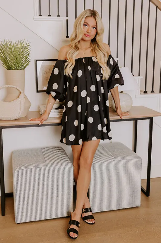 Spotlight Darling Off Shoulder Mini Dress sold by Impressions
