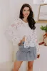 Boho Love Crochet Button Up sold by Impressions