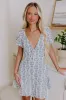 Oceanfront Views Floral Mini Dress sold by Impressions