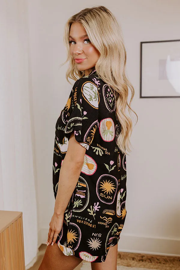 Cancun Ready Button Down Romper sold by Impressions product image thumbnail 4