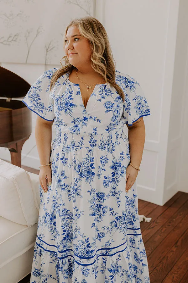 Santorini Bliss Floral Maxi Dress Curves sold by Impressions product image thumbnail 2