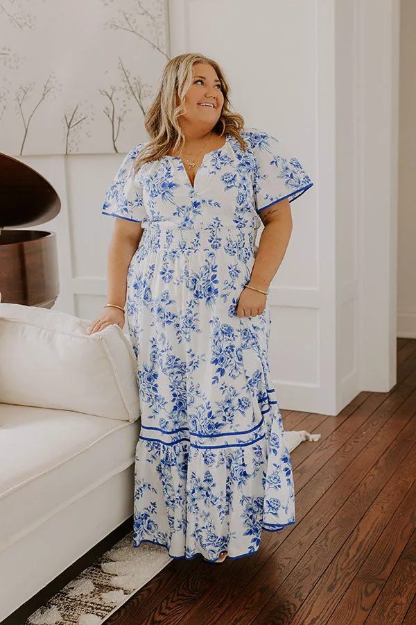 Santorini Bliss Floral Maxi Dress Curves sold by Impressions product image thumbnail 3