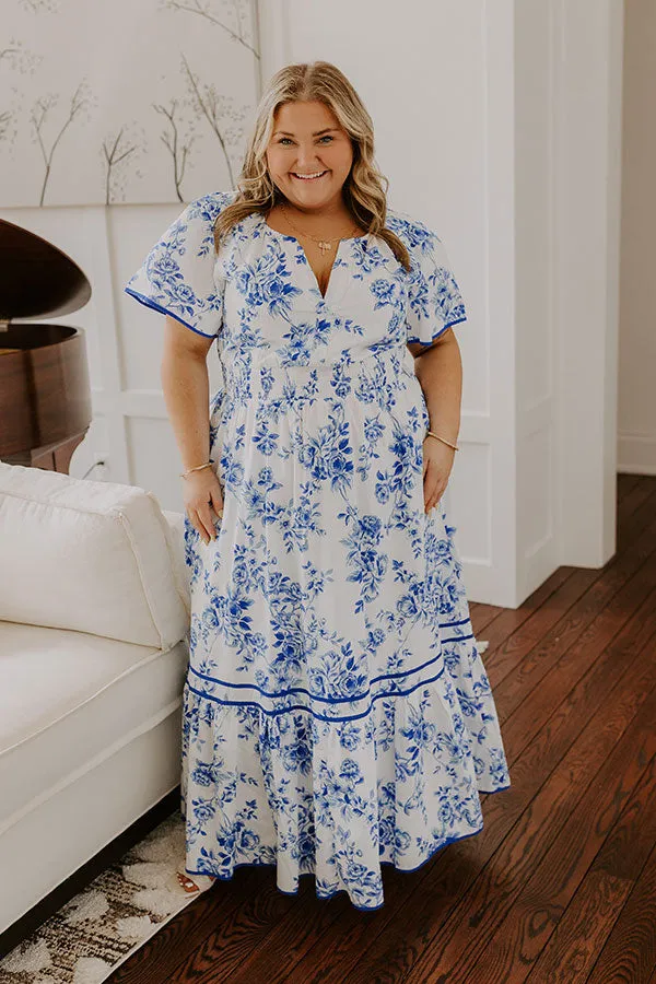 Santorini Bliss Floral Maxi Dress Curves sold by Impressions product image thumbnail 4