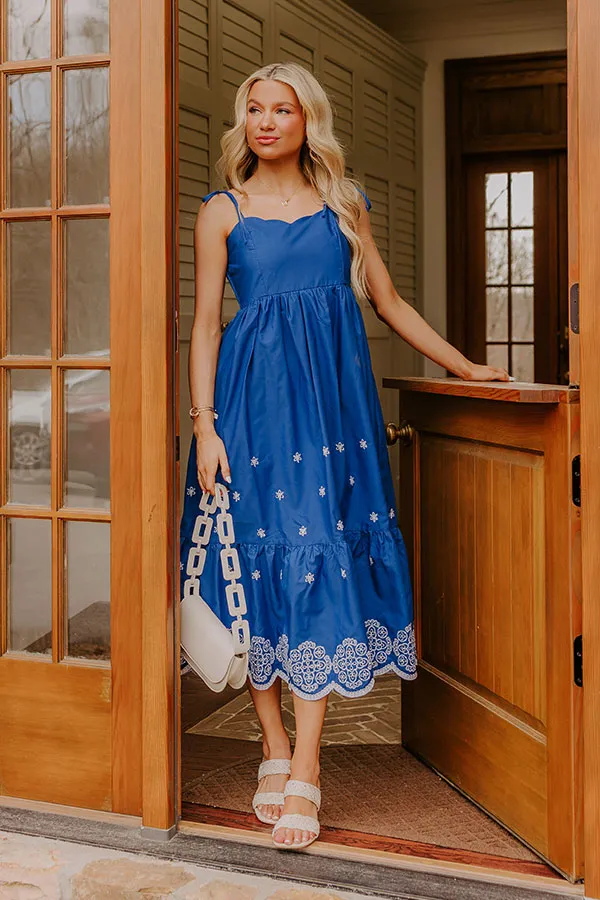 Tulum Cruise Embroidered Midi Dress sold by Impressions