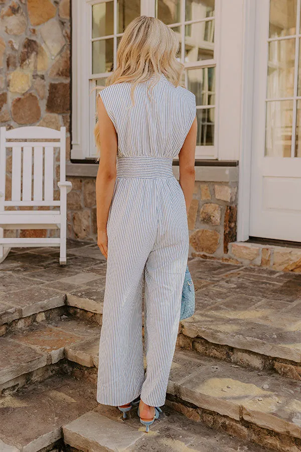 Yacht Club Calling Stripe Jumpsuit sold by Impressions product image thumbnail 5