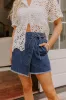 The Brielle High Waist Denim Skort sold by Impressions