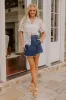 The Brielle High Waist Denim Skort sold by Impressions