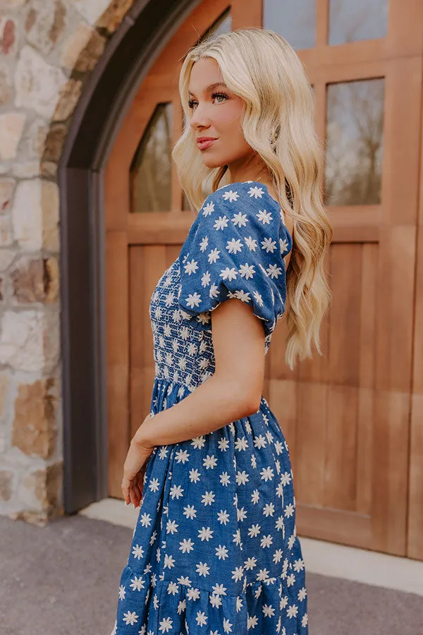 Countryside Retreat Floral Embroidered Midi Dress sold by Impressions product image thumbnail 5