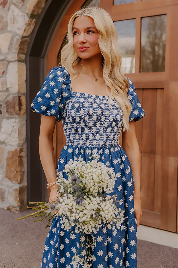 Countryside Retreat Floral Embroidered Midi Dress sold by Impressions product image thumbnail 2