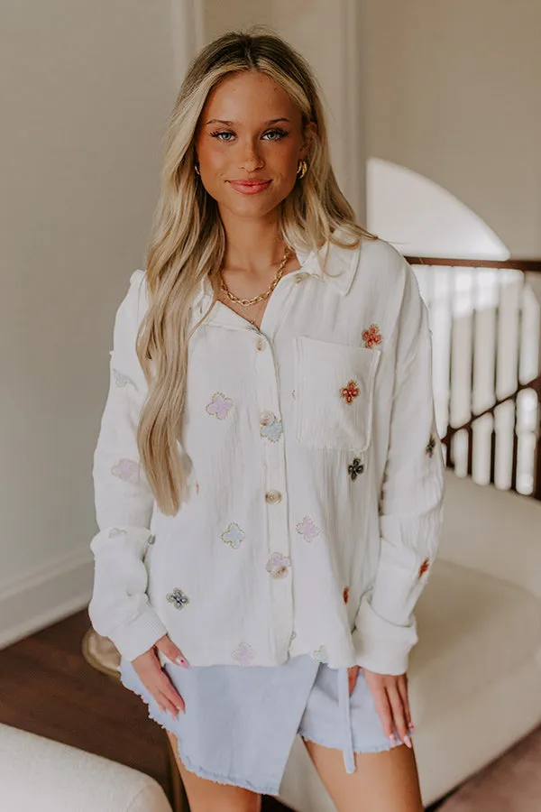 Tucson Sunsets Floral Embroidered Lightweight Jacket sold by Impressions product image thumbnail 3