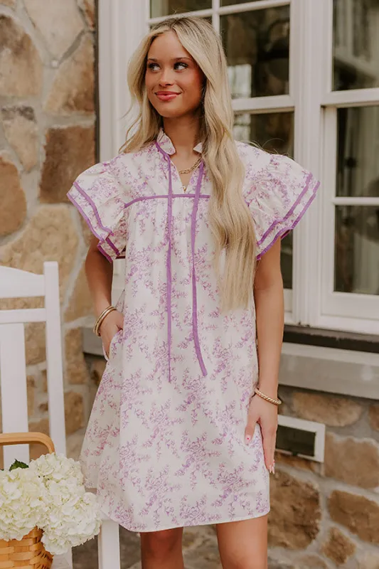 Tea Garden Dreaming Floral Mini Dress sold by Impressions