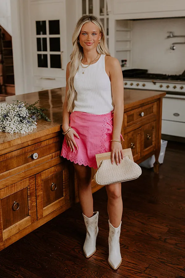 The Melanie High Waist Eyelet Skort sold by Impressions product image thumbnail 3