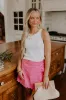 The Melanie High Waist Eyelet Skort sold by Impressions