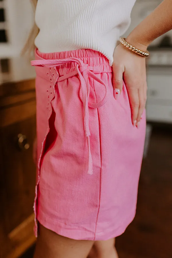 The Melanie High Waist Eyelet Skort sold by Impressions product image thumbnail 5