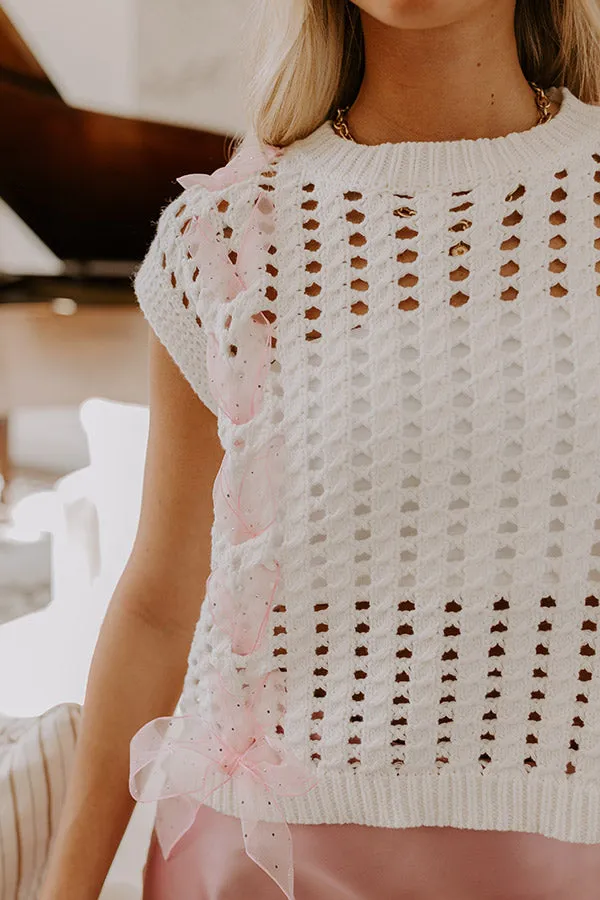 Smiles And Sorbet Knit Vest Top sold by Impressions product image thumbnail 2