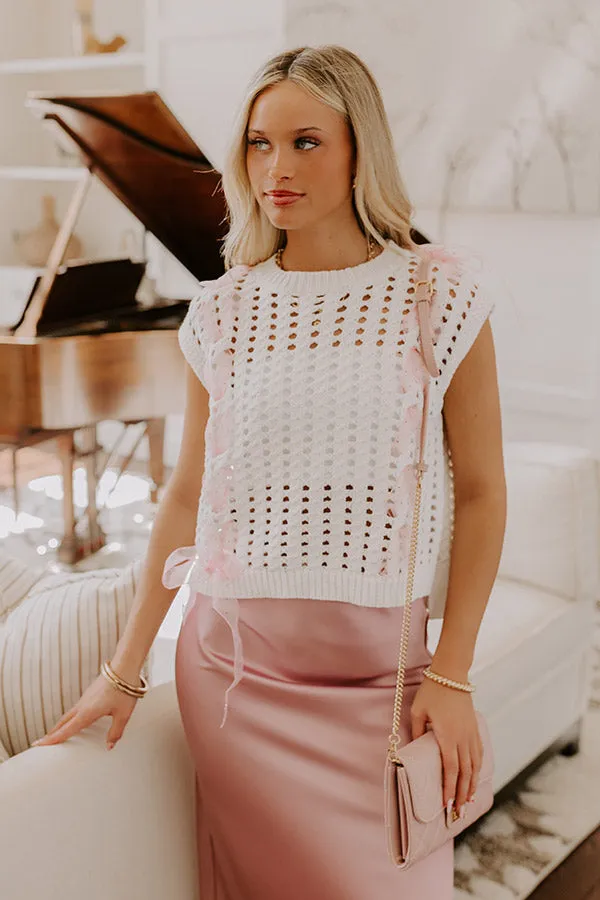 Smiles And Sorbet Knit Vest Top sold by Impressions