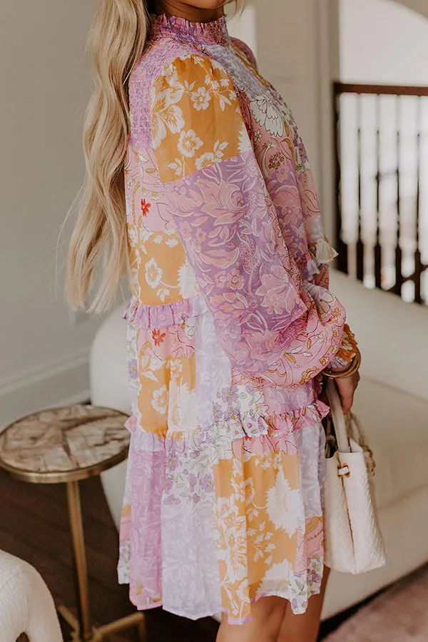 Whispering Wildflowers Tiered Mini Dress sold by Impressions product image thumbnail 4