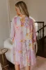 Whispering Wildflowers Tiered Mini Dress sold by Impressions