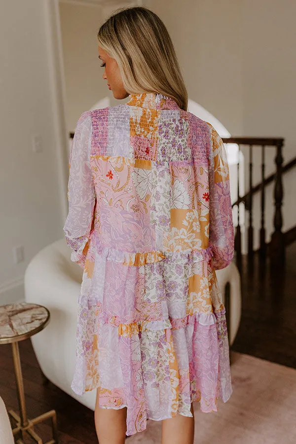 Whispering Wildflowers Tiered Mini Dress sold by Impressions product image thumbnail 5