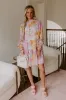 Whispering Wildflowers Tiered Mini Dress sold by Impressions