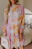 Whispering Wildflowers Tiered Mini Dress sold by Impressions