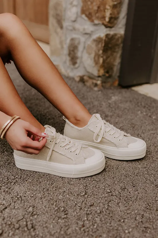 The Colette Woven Platform Sneakers sold by Impressions