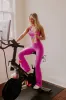 Casual Stroll High Waist Buttery Soft Flares in Violet sold by Impressions