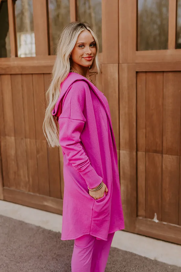 Casual Stroll Cardigan in Violet sold by Impressions product image thumbnail 4