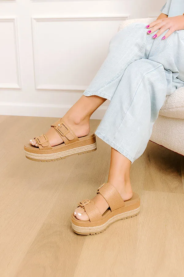 The Ariana Raffia Woven Sandal in Tan sold by Impressions product image thumbnail 3