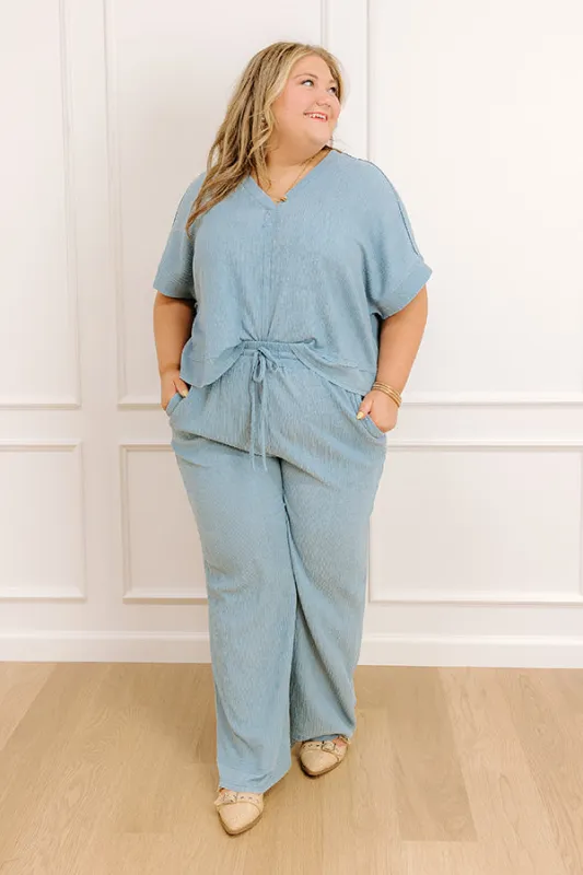 Ready For Vacay High Waist Knit Pants Curves sold by Impressions