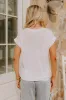 Casual Couture Knit Tee in White sold by Impressions