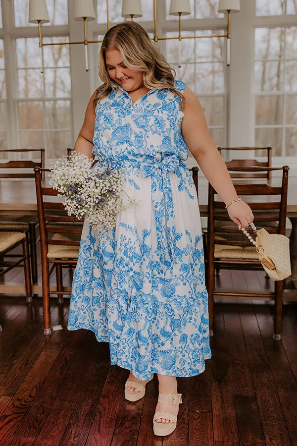 Tea Garden Stroll Floral Midi Dress Curves sold by Impressions product image thumbnail 3